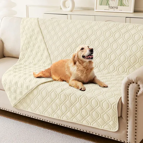 Vista 61 de hyha - Manta impermeable para cama de perro, mantas suaves para mascotas, funda impermeable para sofá para perros, fundas reversibles lavables