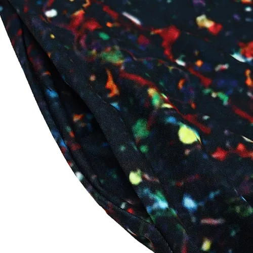 Vista 2 de Vestido de noche con cuello redondo y bolsillo para mujer, 0