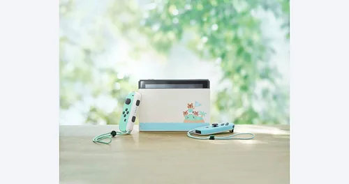 Vista 6 de NintendoSwitch AnimalCrossing Console New Horizons Edition 32 GB Internal Storage