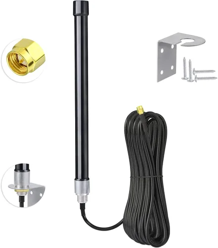 Vista 4 de Bingfu Antena de cámara celular de largo alcance 0.14 oz LTE de 32.8 pies, cable compatible con Spypoint Link Micro Covert Spartan Stealth Muddy