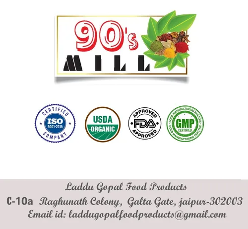 Vista 3 de 90's MILL Auténtico Pani Puri Masala/Shahi Gol-Gappa Masala/Jal-Puri Masala Natural Y Fresco/Comida Callejera Golgappe Pani Puri Masala/Sabroso