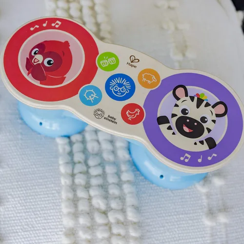 Vista 8 de Baby Einstein Upbeat Tunes Magic Touch - Tambor de madera Juguete musical, a partir de 6 meses