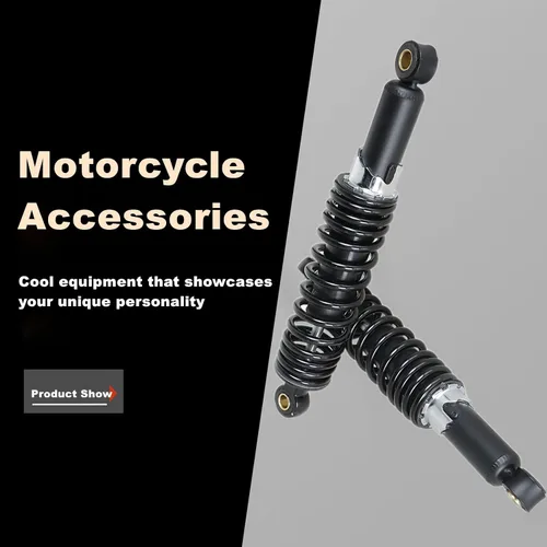 Vista 6 de 1 par de amortiguadores de 12.5 pulgadas (320mm) para motocicleta, reemplazo universal trasero para Yamaha Kawasaki Suzuki Sportster XL883 1200 Dirt