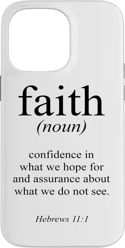 Vista 21 de Religious Jesus Christian Faith Definition Hebrews 11:1 Case for iPhone 17