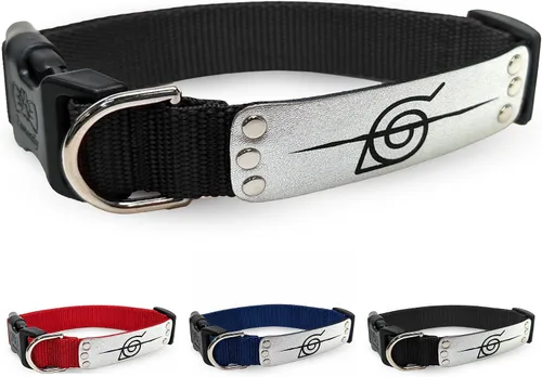 Vista 28 de Collar de perro Naruto para perros grandes, medianos, pequeños y XS: collar para perros de anime con licencia oficial de Naruto Shippuden Arena
