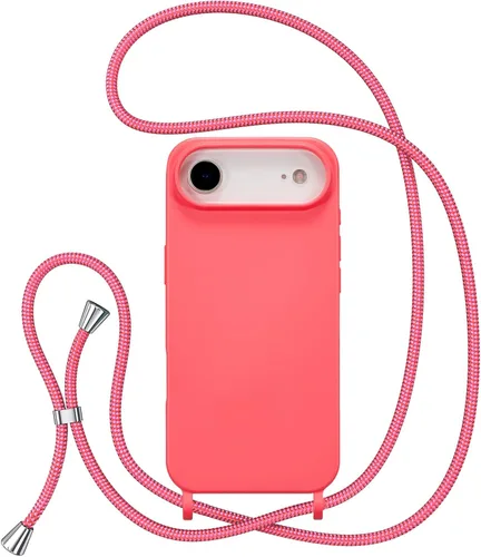 Vista 42 de ZTOFERA Funda para iPhone Air con correa, funda cruzada para teléfono con cordón ajustable para el cuello en los hombros, silicona suave a prueba