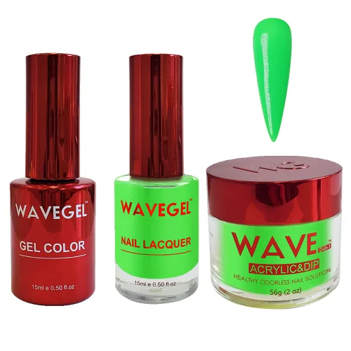 Vista 53 de WAVEGEL - Juego de gel de remojo, laca de uñas y polvo acrílico y polvo de inmersión a juego - Colección Queen - #001 Negro sedoso