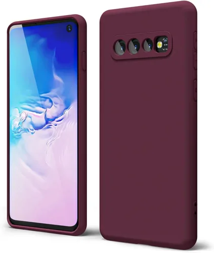 Vista 58 de oakxco Funda para teléfono Samsung Galaxy S8 de silicona líquida, delgada y fina de gel de goma suave TPU cubierta protectora simple llana