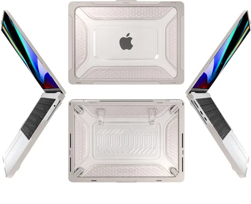 Vista 3 de Batianda HexArmor - Funda para MacBook Air de 15 pulgadas 2023-2026, gris X-caqui