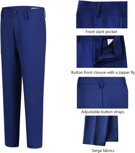 Vista 6 de Conjunto de chaleco para niños, trajes formales, trajes de boda, ropa de vestir