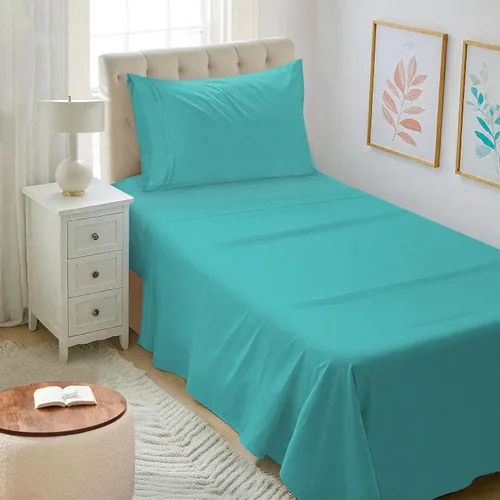 Vista 69 de Mejoroom Juego de sábanas tamaño individual – Sábanas individuales de Hotel Collection – Sábanas y fundas de almohada con sábana bajera de bolsillo