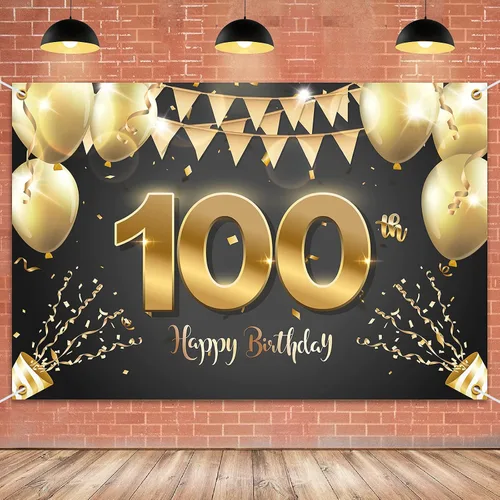 Vista 21 de HAMIGAR Fondo de pancarta de feliz cumpleaños número 10 de 6 x 4 pies, decoraciones de cumpleaños de 10 años, suministros de fiesta para niñas