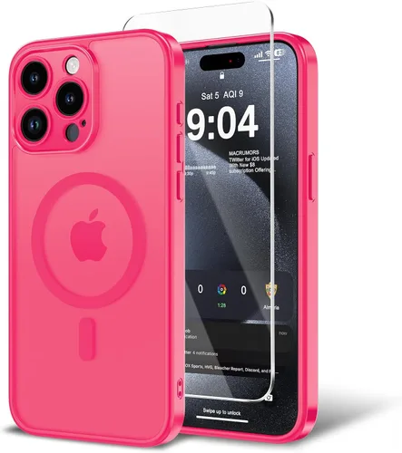 Vista 35 de Funda para iPhone 11 con protector de pantalla, compatible con MagSafe, ultra delgada, translúcida, mate, a prueba de golpes, color negro