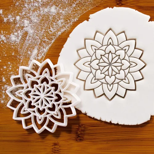 Vista 2 de Mandala 2 Cortador de galletas, 1 pieza - Bakerlogy