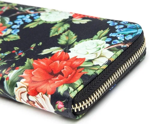Vista 185 de Cartera de mano para mujer, estilo bohemio, con RFID, elegante, espaciosa con correa para viajes, capacidad para tarjetas, teléfono, dinero
