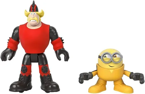 Vista 2 de Imaginext Fisher-Price - Personajes coleccionables inspirados en Minions The Rise of Gru - Figuras de Bob y Svengence