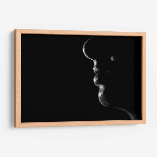 Vista 9 de Canvas Lab Secret by Paulo Ávila 11 x 7 in Fine Art Framed Print, Frame Color: Black, With Mat Black and White, Minimalist, Nude, Modern