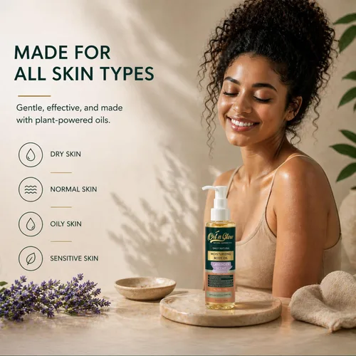 Vista 6 de Aceite corporal hidratante 100% natural para después de la ducha, aceites corporales hidratantes no grasos para mujeres y hombres, piel seca, 5.07