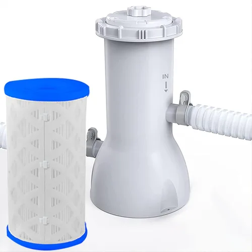 Vista 3 de Paquete de 6 filtros universales para piscina tipo A tipo C o III de repuesto para bomba de cartucho de filtro de piscina, filtro reutilizable tipo