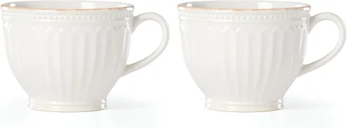Vista 22 de Lenox 897388 French Perle Groove - Juego de vajilla de 12 piezas, servicio para 4