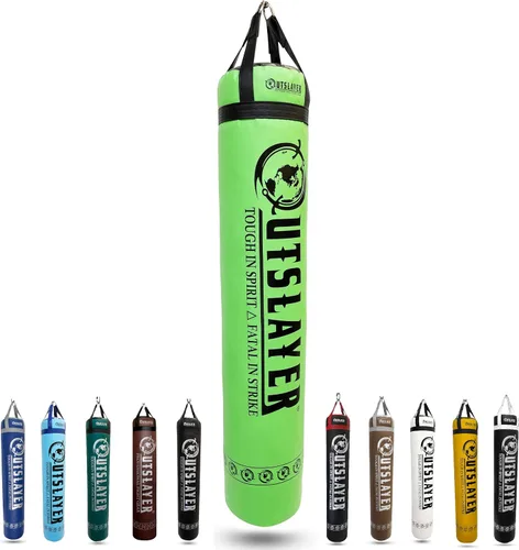 Vista 8 de Outslayer Muay Thai Kickboxing Bolsa pesada (130 libras)