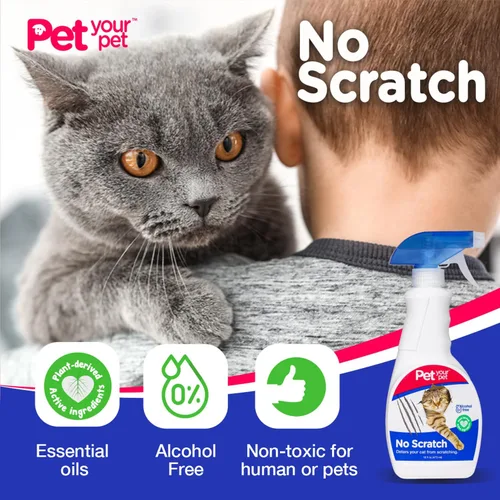 Vista 6 de Spray disuasorio para gatos sin arañazos, 16 onzas líquidas