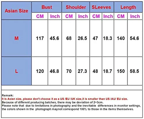 Vista 6 de MAYSONG Men's Japanese Yukata Kimono Home Robe Pajamas Dressing Gown L Blue