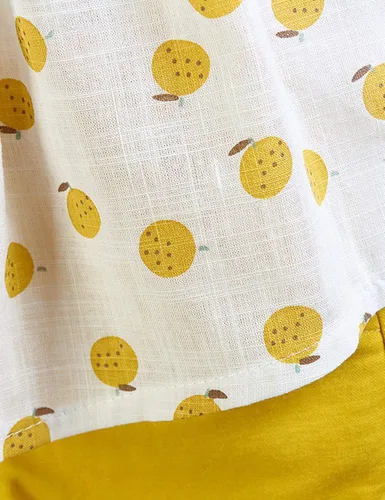 Vista 8 de Hipea Ropa de verano para bebés y niñas pequeñas, con volantes, camisola de lunares y pantalones cortos casuales, ropa para niñas recién nacidas