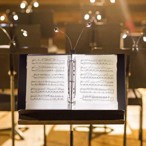 Vista 6 de Carpeta de partituras musicales, carpeta de música tamaño carta, capacidad de 80 páginas, carpeta de coro escribible, apto para papel de 8.5 x 11