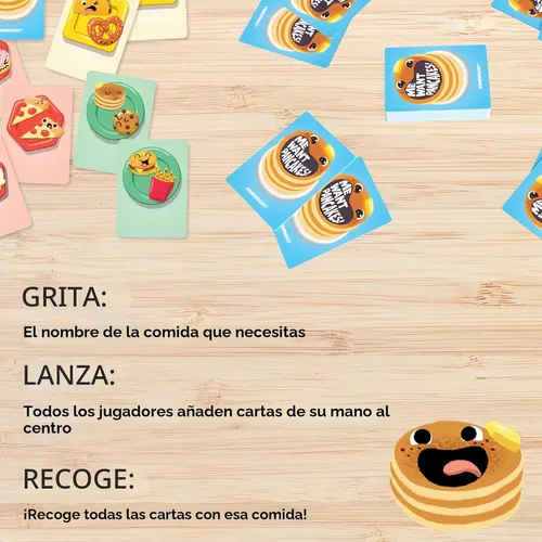Vista 2 de ¡Quiero panqueques! – El juego de cartas familiar todo lo que puedas comer para a partir de 5 años, 2-6 jugadores