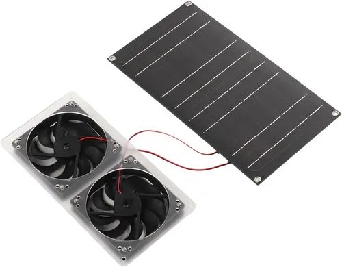 Vista 6 de Ventilador del generador solar, extractor de aire accionado solar compacto de 5 V para RV