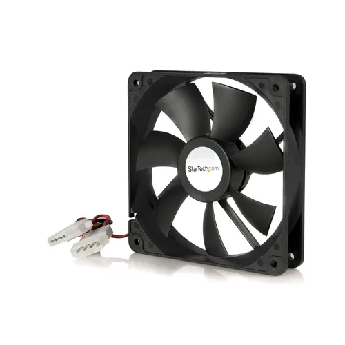 Vista 6 de StarTech.com Ventilador de repuesto para carcasa de computadora con rodamiento de bolas de 2.362 x 0.394 in con conector TX3, 3 pines, negro