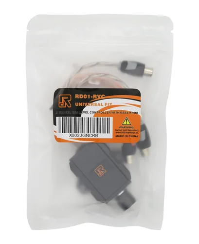 Vista 5 de RonDexy Regulador Universal de Graves para Automóvil Control de Nivel, Control de Perilla de Graves del Amplificador de 2 Canales Vía RCA, Montaje