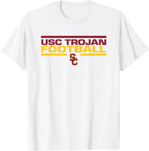Vista 3 de Camiseta con licencia oficial de USC Trojans Football Tackle, Negro