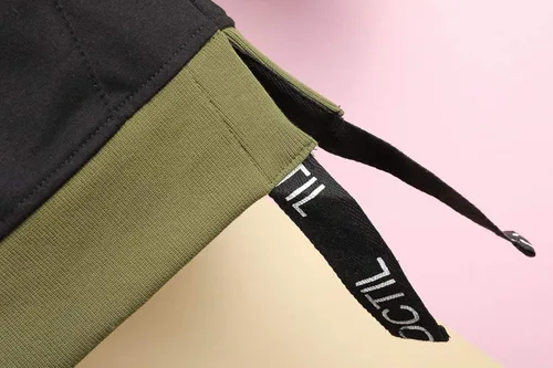 Vista 9 de GURUNVANI Sudadera con capucha de color de contraste para hombre