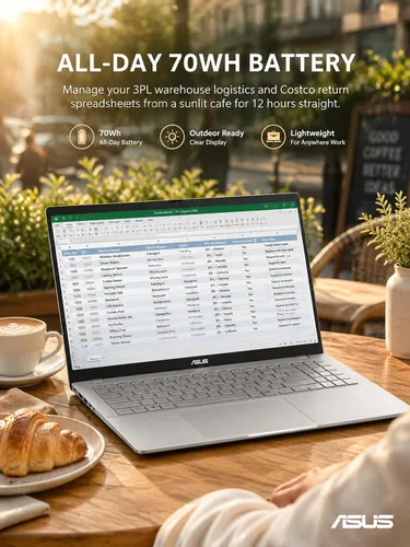 Vista 4 de ASUS Vivobook - Laptop táctil de 16 pulgadas AMD Ryzen AI 9 465 32GB DDR5