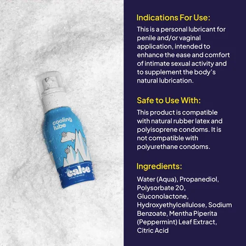 Vista 2 de Hello cake - Lubricante personal de calentamiento y enfriamiento – Lubricante de sensaciones a base de agua para una experiencia de hormigueo
