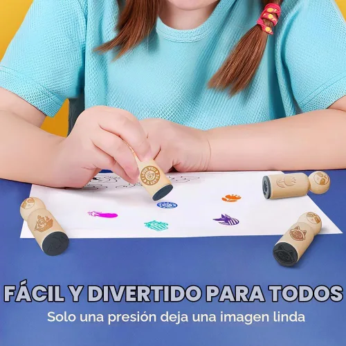 Vista 7 de Excelente sello de goma en forma de estrella para sellar planificadores de manualidades, mini de 1/2 pulgada