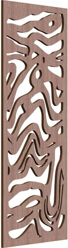 Vista 41 de 9 3/8"W x 24 3/8"H x 1/4"T Northfield Decorativos Paneles de Pared de Madera Calado, Abedul