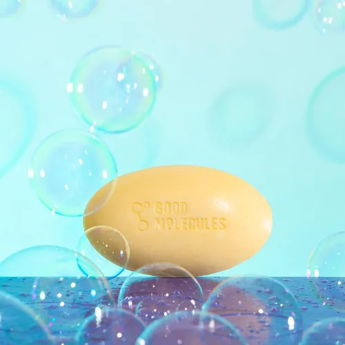 Vista 6 de Good Molecules - Barra hidratante y limpiadora, barra sin jabón facial y corporal, 3 onzas Barra limpiadora sin jabón con escualano, manteca
