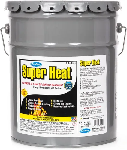 Vista 8 de Super Heat 8-in-1 60-130 de Comstar, tratamiento de aceite y combustible, 16 oz