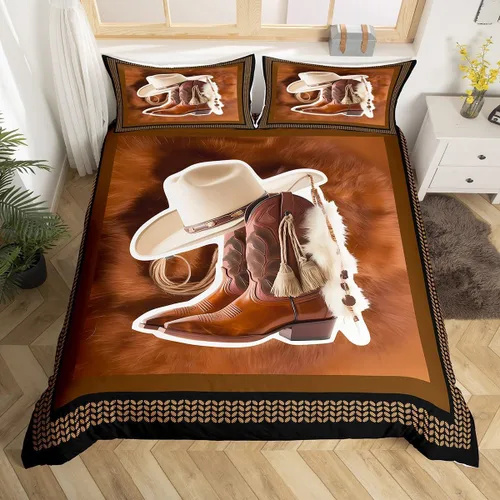 Vista 22 de Juego de funda de edredón de oso para niños, juego de ropa de cama de animales salvajes para niños, naturaleza, vida silvestre, oso, pájaro, juego