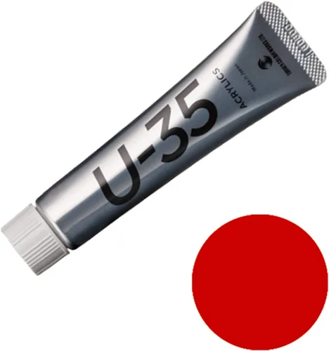Vista 2 de U-35 Napthol Red Light 0.7 fl oz (20 ml) Same Color Set of 3 216 Turner ACRYLICS Acrylic Paint