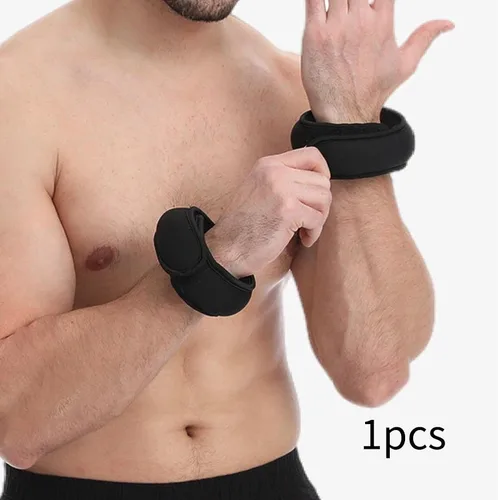 Vista 7 de YIJU Pulsera portátil de entrenamiento de fuerza ajustable para el tobillo, bolsa de arena para gimnasia, aeróbicos, fitness, ejercicio