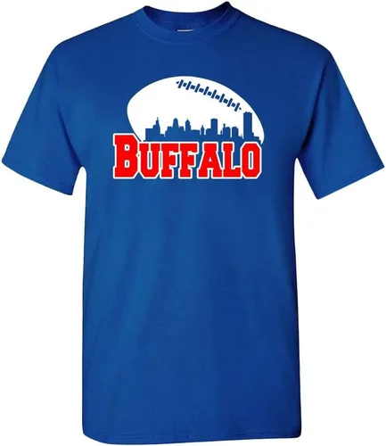 Vista 17 de Xtreme Apparrel City Skyline - Camiseta de hombre para los aficionados al fútbol americano Pittsburgh - Camisa negra