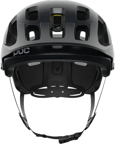 Vista 2 de POC, Tectal Race MIPS - Casco de bicicleta de montaña para senderos y Uranio Negro/Hidrógeno Blanco Mate