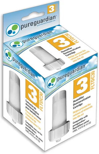 Vista 6 de PureGuardian Filtro de desmineralización humidificador, cartucho número 3, evita la liberación de minerales, dura 500 horas, blanco, FLTDC30