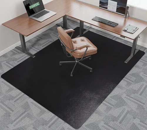 Vista 10 de Chair Mat for Carpet, 36" x 48" Office Chair Mat for Carpeted Floors, Non-Slip Carpet Protector Floor Mat with Grips, Plastic Heavy-Duty Rolling