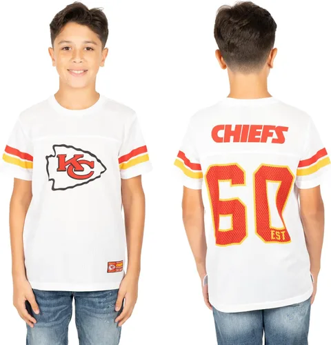 Vista 7 de Ultra Game NFL - Camiseta de malla vintage para niños