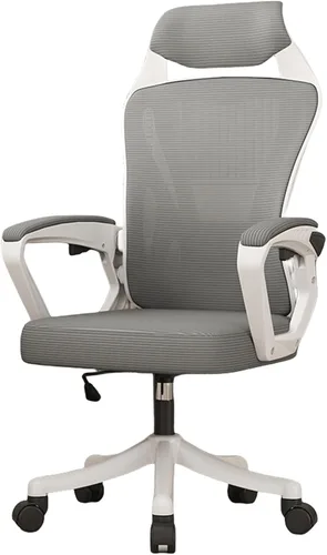 Vista 8 de Ergonomic Gaming Desk Chair with 150° Recline SShaped Back Support and Adjustable Lumbar Support Comfy Mesh Office Chair for Study Work and Gaming